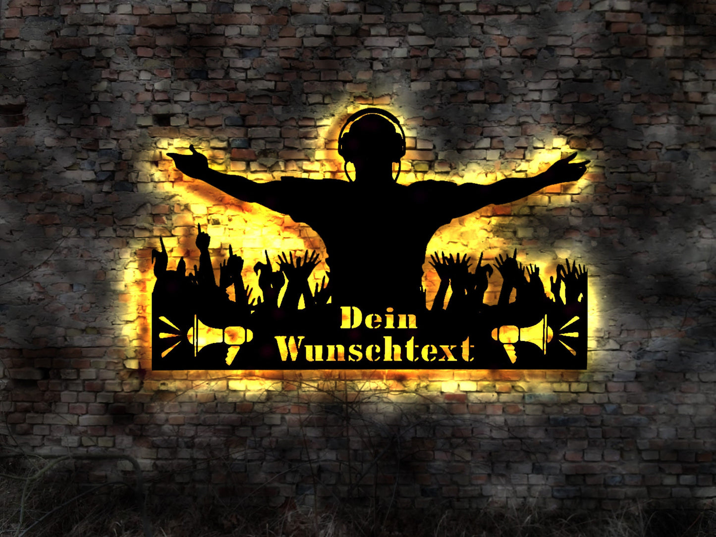 3D LED DJ Discjockey Ausrüstung Licht Schallplatte Beleuchtung Boxen LED Deko Auto Autoaufkleber Schild retro geprägt Schallplatte Vinyl