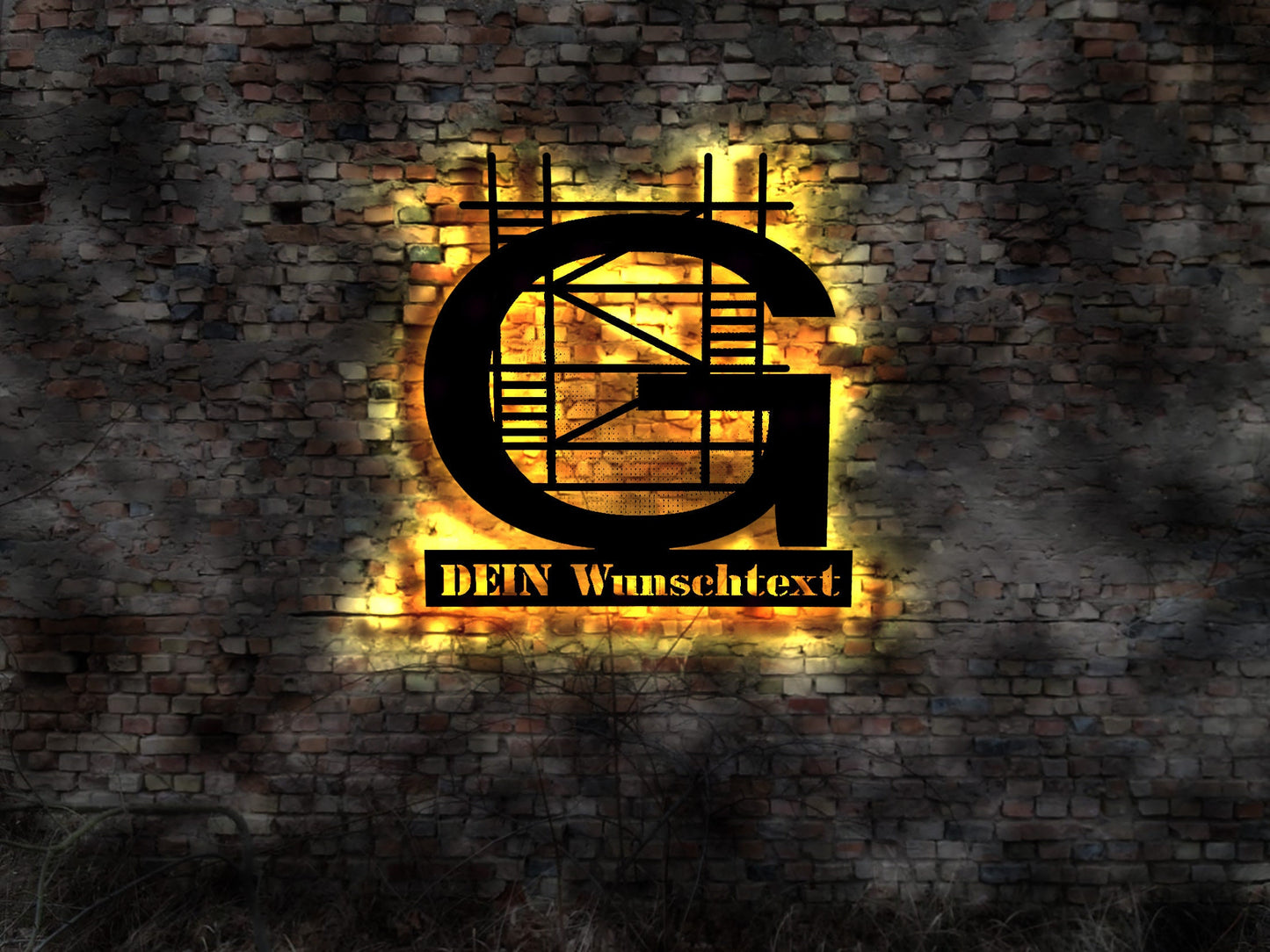 Gerüstbau Gerüstbauer Baugerüst Neonreklame LED Wandbild Aufkleber Traverse Aufkleber Bild Plakat LED Wandbild Deko Schild Aufkleber