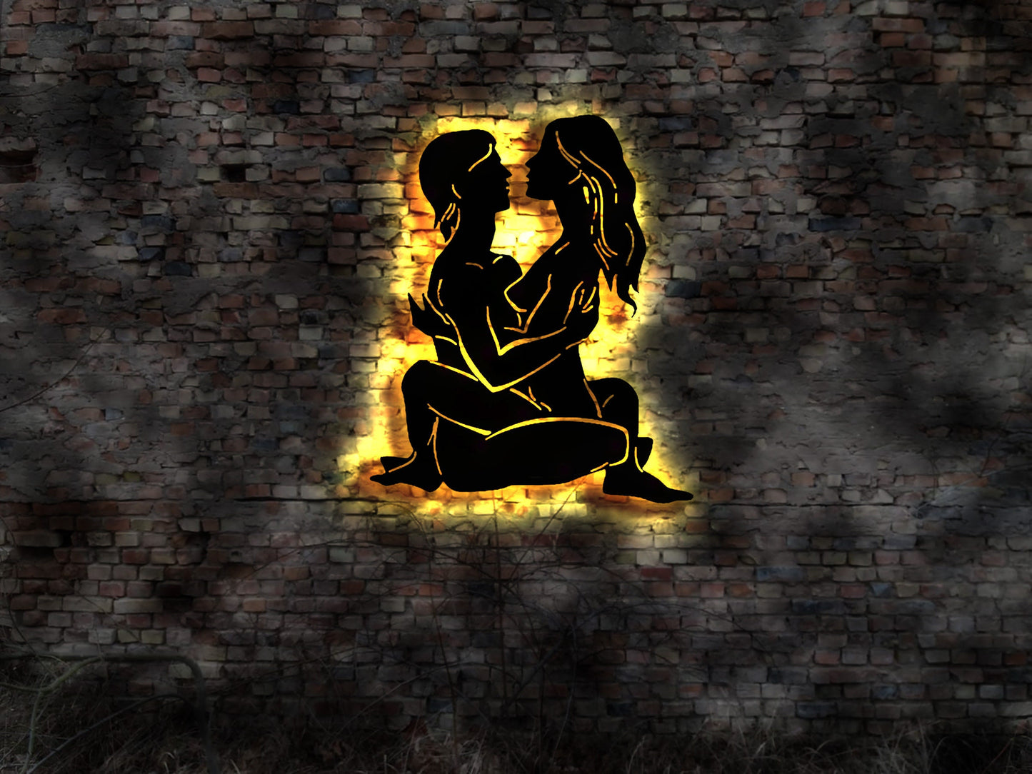 3D LED Kamasutra Bild Schild Reklame no Neon sign Deko Sex Akt Fotografie Buch