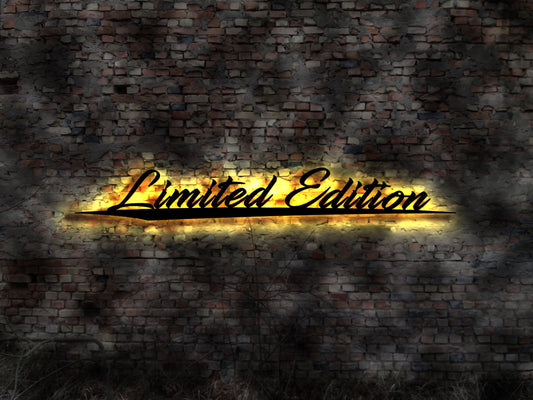 Leuchtschild Schild Limited  Aufkleber Sticker sign Tattoo Aufnäher Fahne Aufsteller Neonreklame  Neonröhre Edition