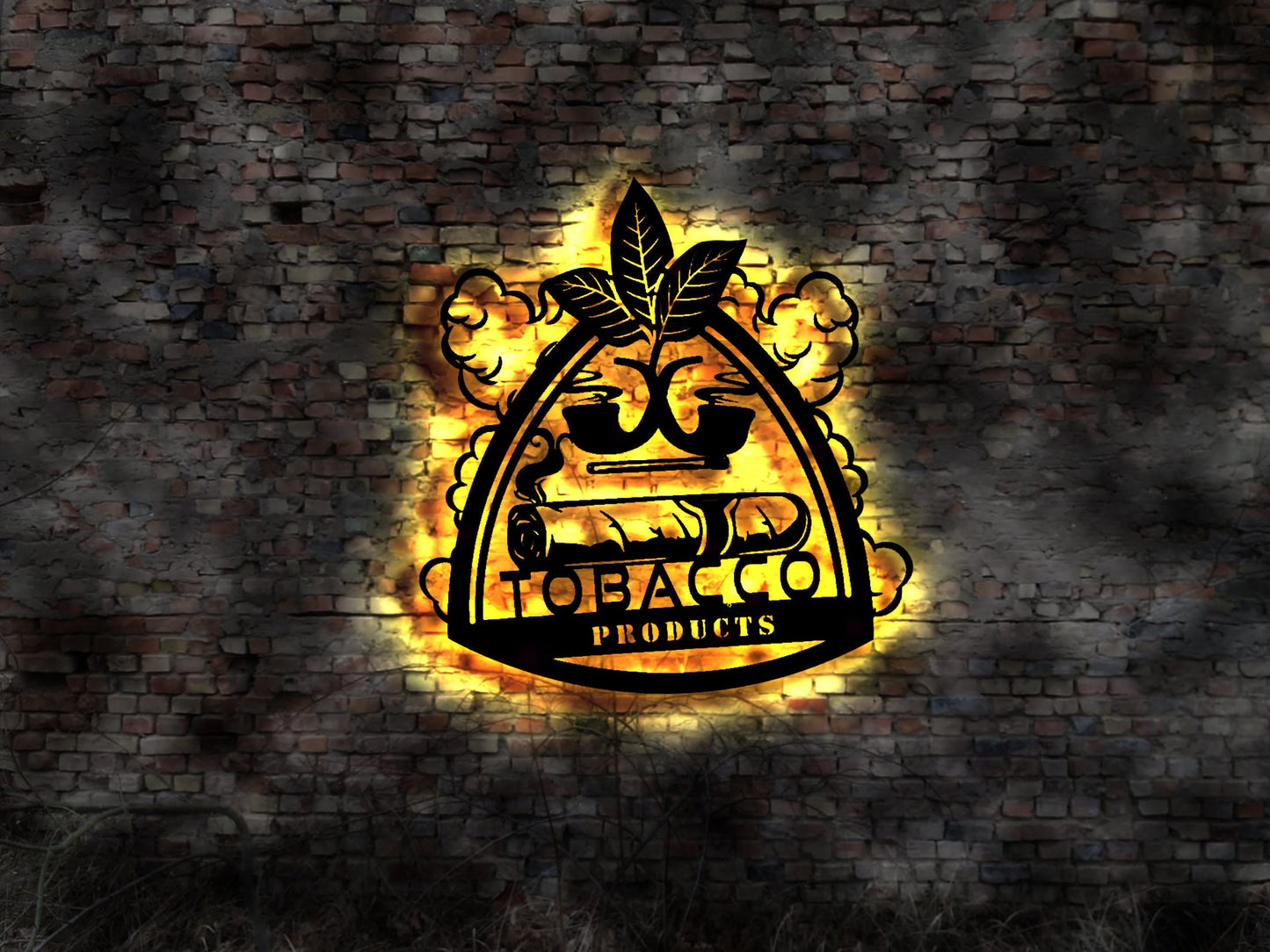 Tabak Waren Tobacco Zigaretten Zigarre Schild Neon sign Leuchtreklame Buch Tobaco Tabakwaren Kippe Pfeife Tabakpfeife Geschäft Store Laden