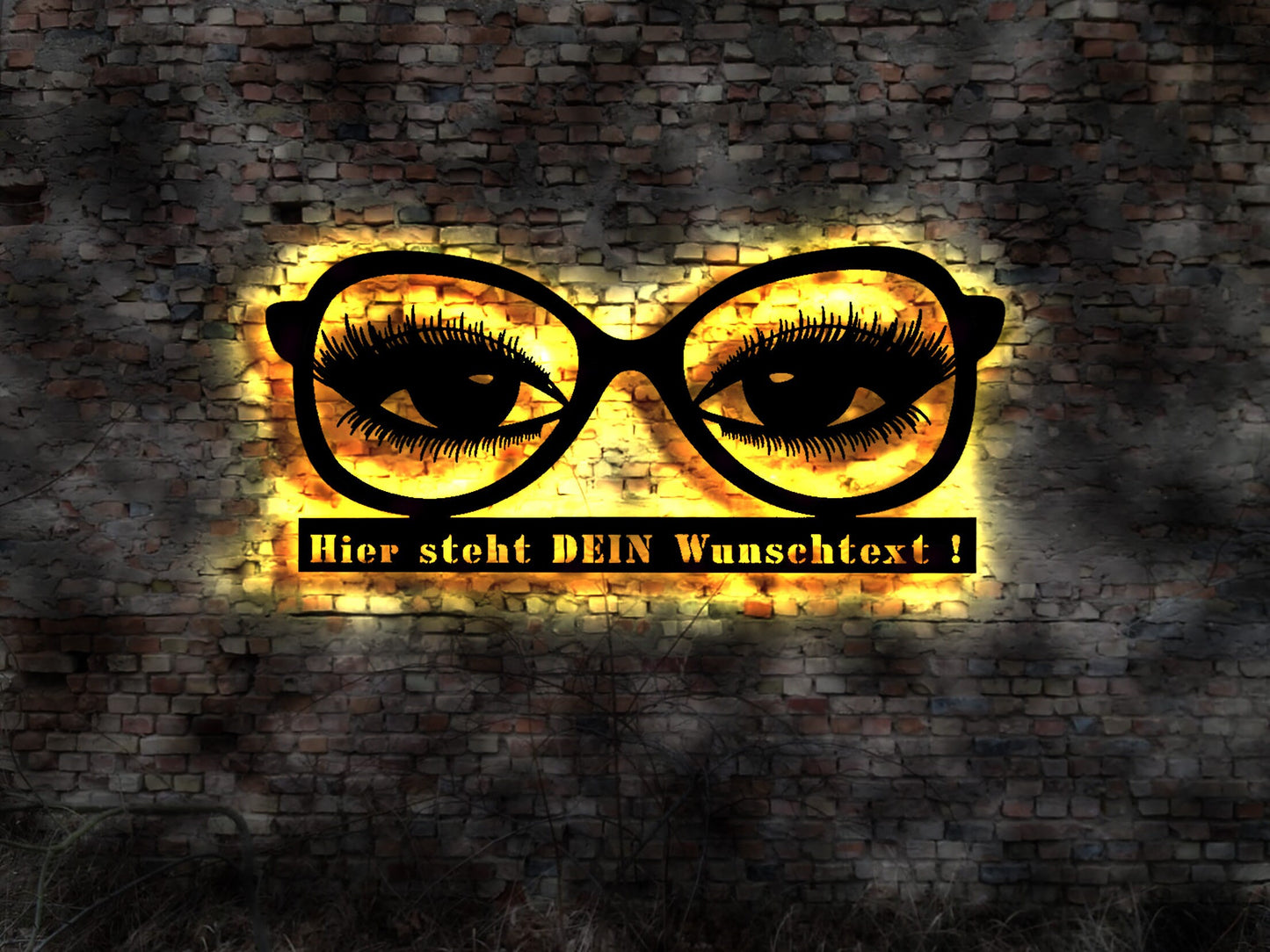 Optiker Brille Augenoptiker Schild Sonnenbrille Augenarzt Aufsteller Display Aufkleber Wandtattoo  Leuchtschild Wandsticker glasses eyes