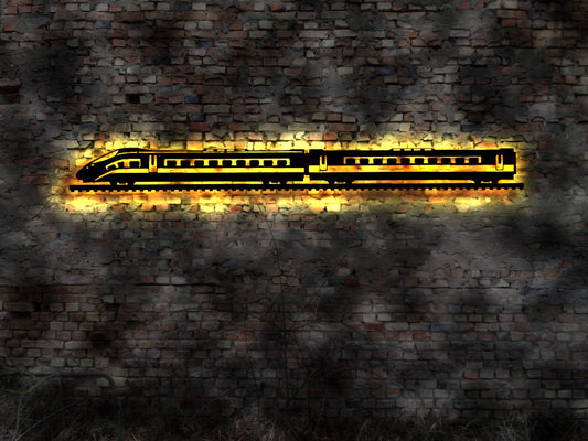 Schnellzug  Eisenbahn Schild Schaffner Bahnhof Modelleisenbahn no Blechschild Leuchtschild LED Deko Auto Autoaufkleber Schild Lokführer