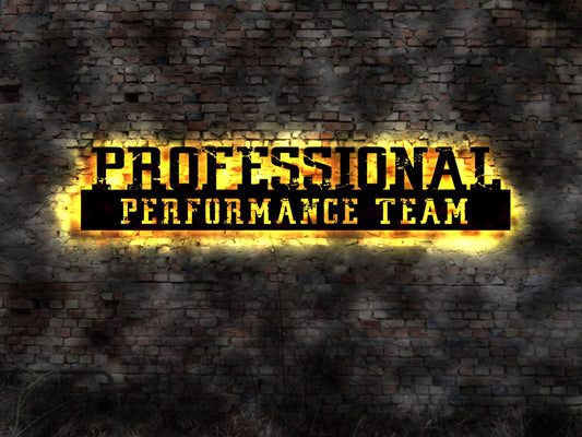 Professional Performance Team Schild Limited  Aufkleber Sticker sign  Aufnäher Fahne Aufsteller Team Tuner Tuning Chiptuning Auto Tuner
