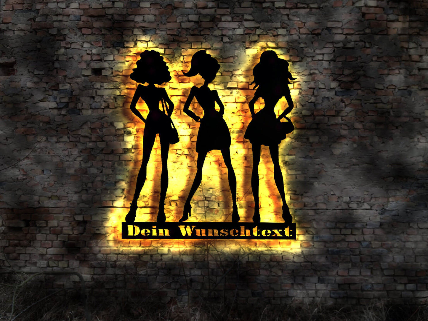 LED Schild schöne Frauen Frau woman Laufsteg Neon sign Modelagantur Modeshow Mode vorführen Sommermode Wintermode werden