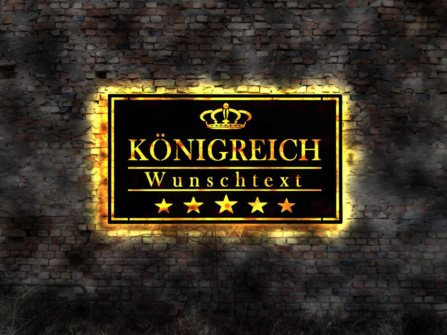 Königreich no Neon sign King Schild Aufkleber Bild Spielzeug Kostüm VIP Lounge Werbung Leuchtschild Bardeko BarSchild Werbung V.I.P.