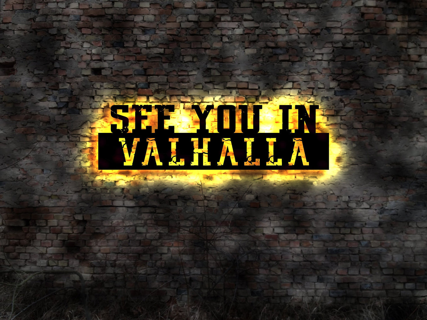 Wandbild Halskette Vegvisier Runen Kette Wikinger Kompass Viking Wandtattoo Armband Rüstung Ritter Vinkinger see you in Valhalla Walhalla