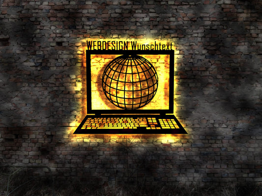 LED Schild Sign  Leuchtreklame Social Media Webdesign Webdesigner no  Blechschild Holzschild Werbeschild Beschilderung lustiges witziges