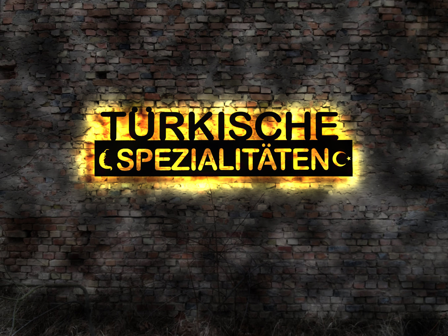 LED Pizza Imbiss Döner Werbung Reklame no Neonreklame Schild Doner Spieß Kebab Leuchtschild LED Deko Türkische Türkei Spezialitäten türkisch