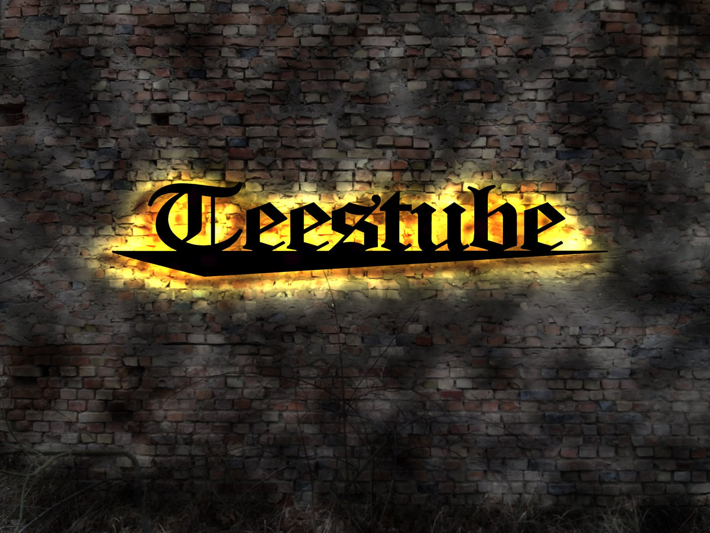 Tea teestube Time Tee Aufsteller Schild Shop Werbung Sieb Kanne Teebeutel Teesieb Bild Tee Set no Neon sign Wandbild Teeshop Shop Geschäft