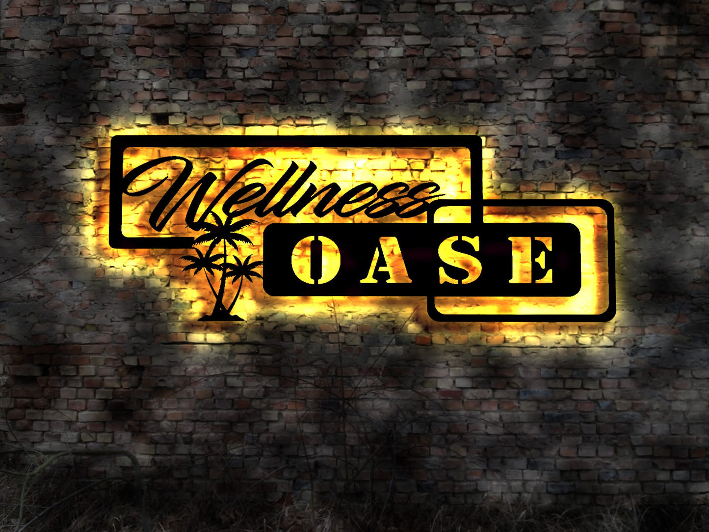 Wellness Oase Wellnessbereich Bereich Wandtattoo Wandaufkleber Wohlfühl Oase Wandsticker Chillen Geschenkidee Deko V.i.p. Lounge Schild