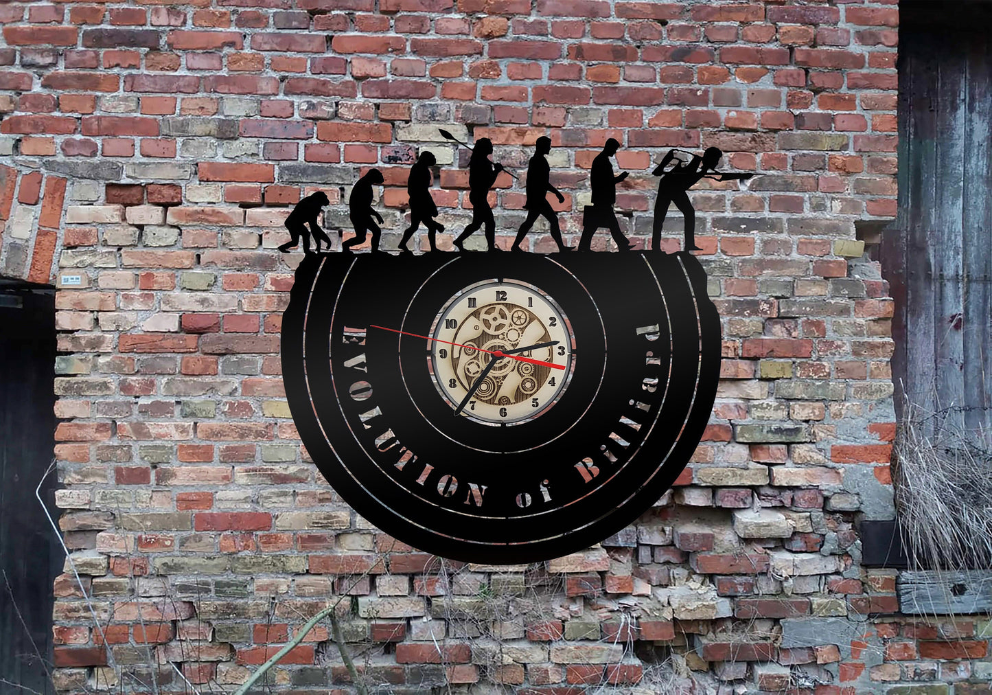 Uhr Wanduhr Billiard Bild Wandbild