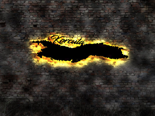 Led Schild Insel Korcula