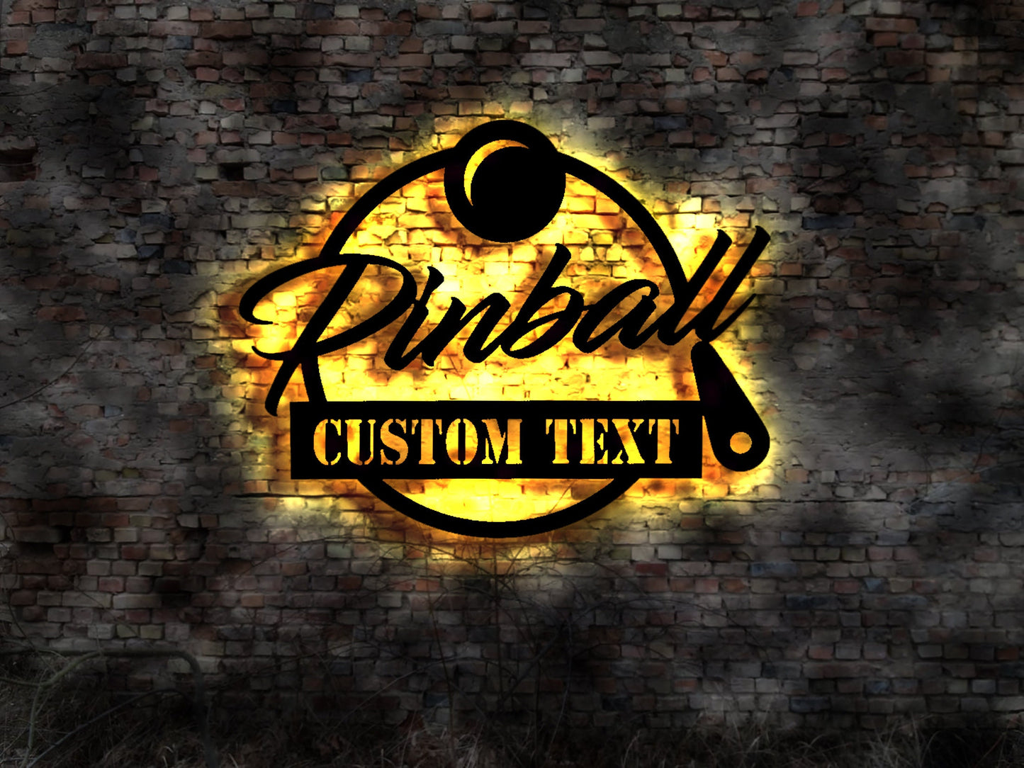 3D Wandbild New Pinball Custom