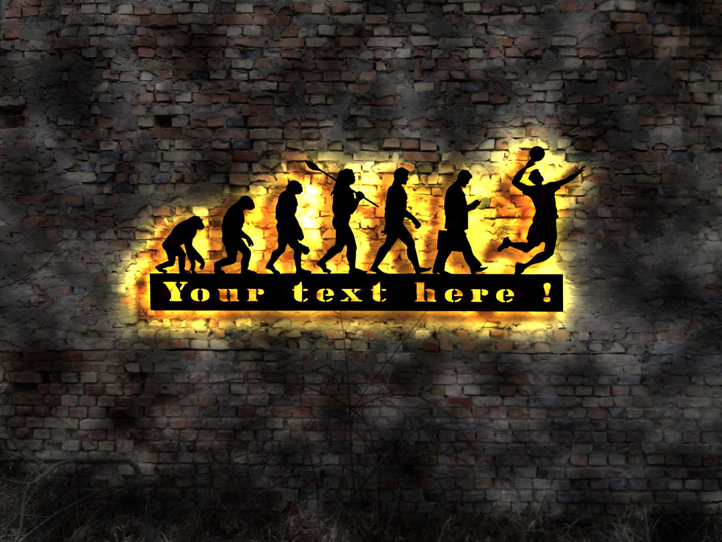 Volleyball Bild Wandtattoo Aufkleber Volleyballnetz Ball Buch club Tattoo Schuhe Leuchtschild