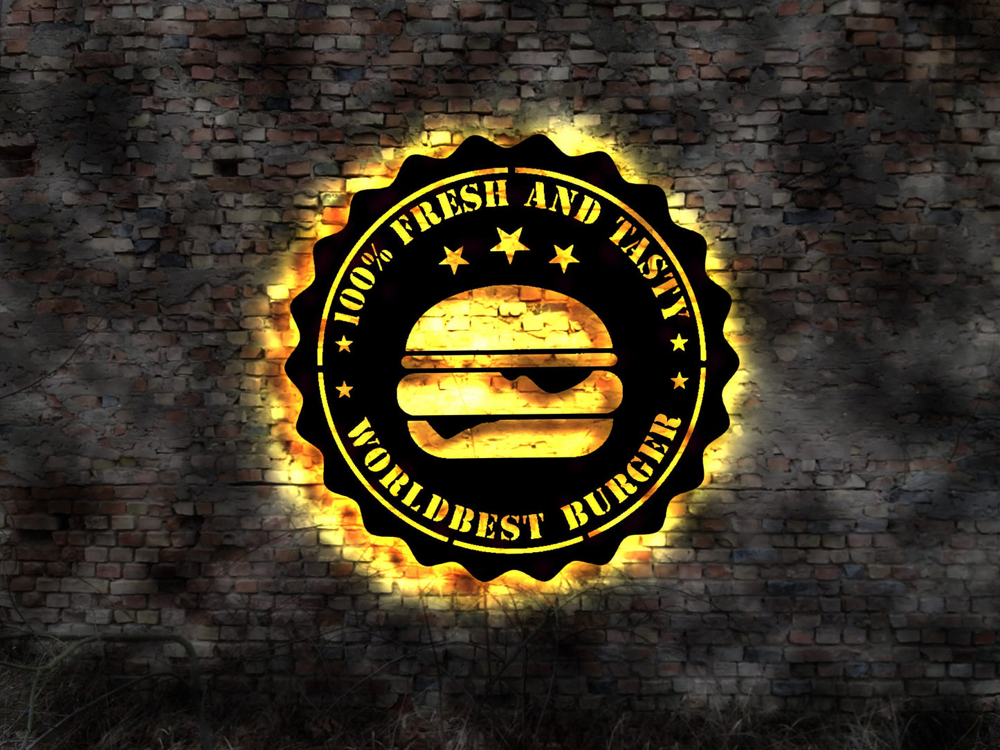 Burger Imbiss Fast food Pizza Display