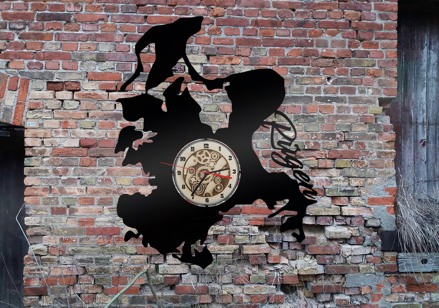 Uhr Wanduhr Bild Insel Rügen