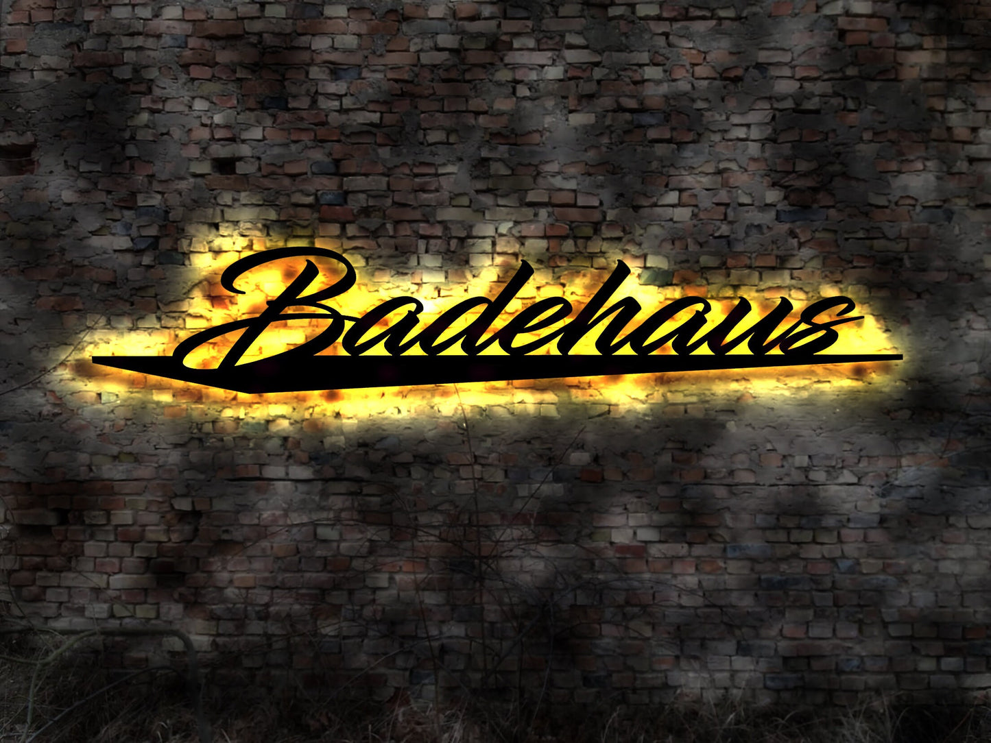 LED Schild Badehaus baden Pool Swimming Becken Tauchen Badewanne heisses Bad Wirlpool Deko Sauna