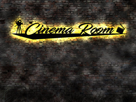 Leuchtreklame Kino Cinema Popcorn Deko Wandtattoo Movie  Film Blechschild Leuchtschild Wandsticker Leuchtbild Neonreklame Neon sign Star