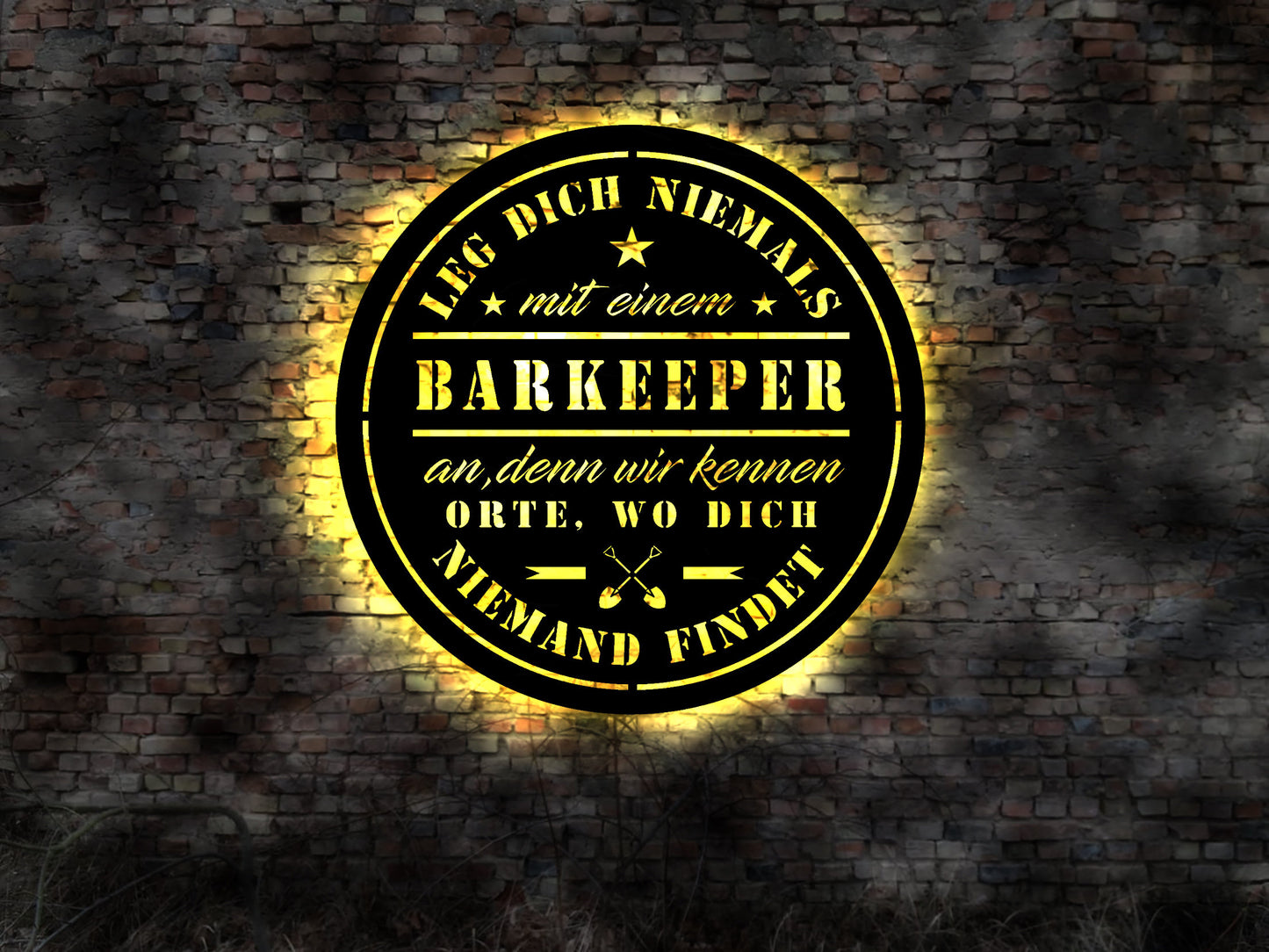 Barkeeper Leuchtreklame Rum Rumflasche Fass no Gläser drink bottle Fass Bar Tresen Holzfass Sammlung zuhause ist wo mein steht shaker