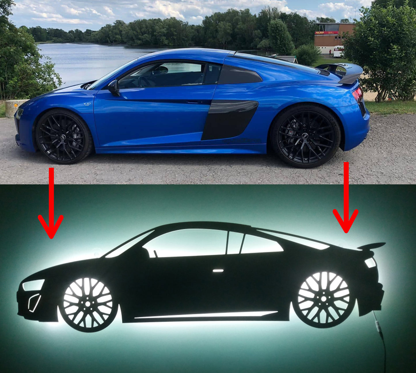 Auto-Geschenk für Männer | Autogemälde nach Fotovorlage | Illustration vom Foto | Geschenk für Autoliebhaber | Etsy Bestseller