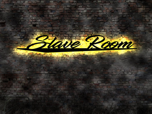 LED Zeichen Schild Sex Room Bordell sign Slave Room Sklave