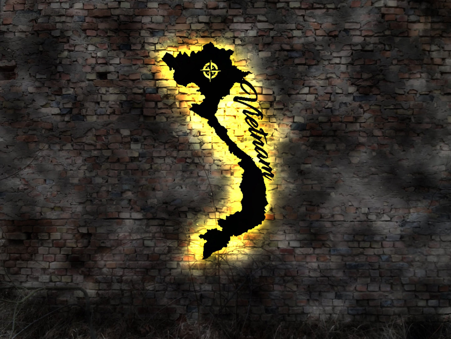 Skyline Umriss Silhouette Vietnam Asien Land