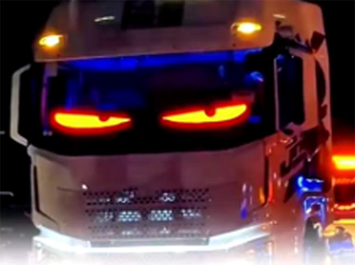 LKW PKW Augen Frontscheibe Trucker Truck Spedition Auto