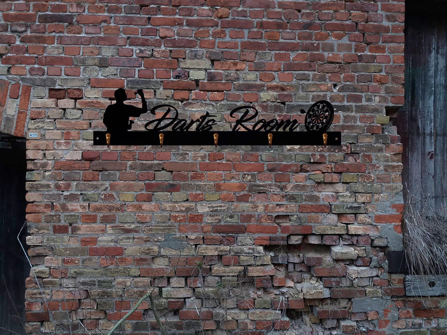 Schlüsselbrett Dart Darts Dartpfeile Spiel Dartspiel Dartscheibe Deko Auto Autoaufkleber Schild retro  Leuchtschild Wandsticker Room