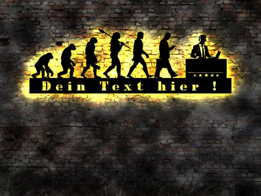 LED Wandbild Call Center Agent Hotel Empfang Schild Rezeption Telefonist