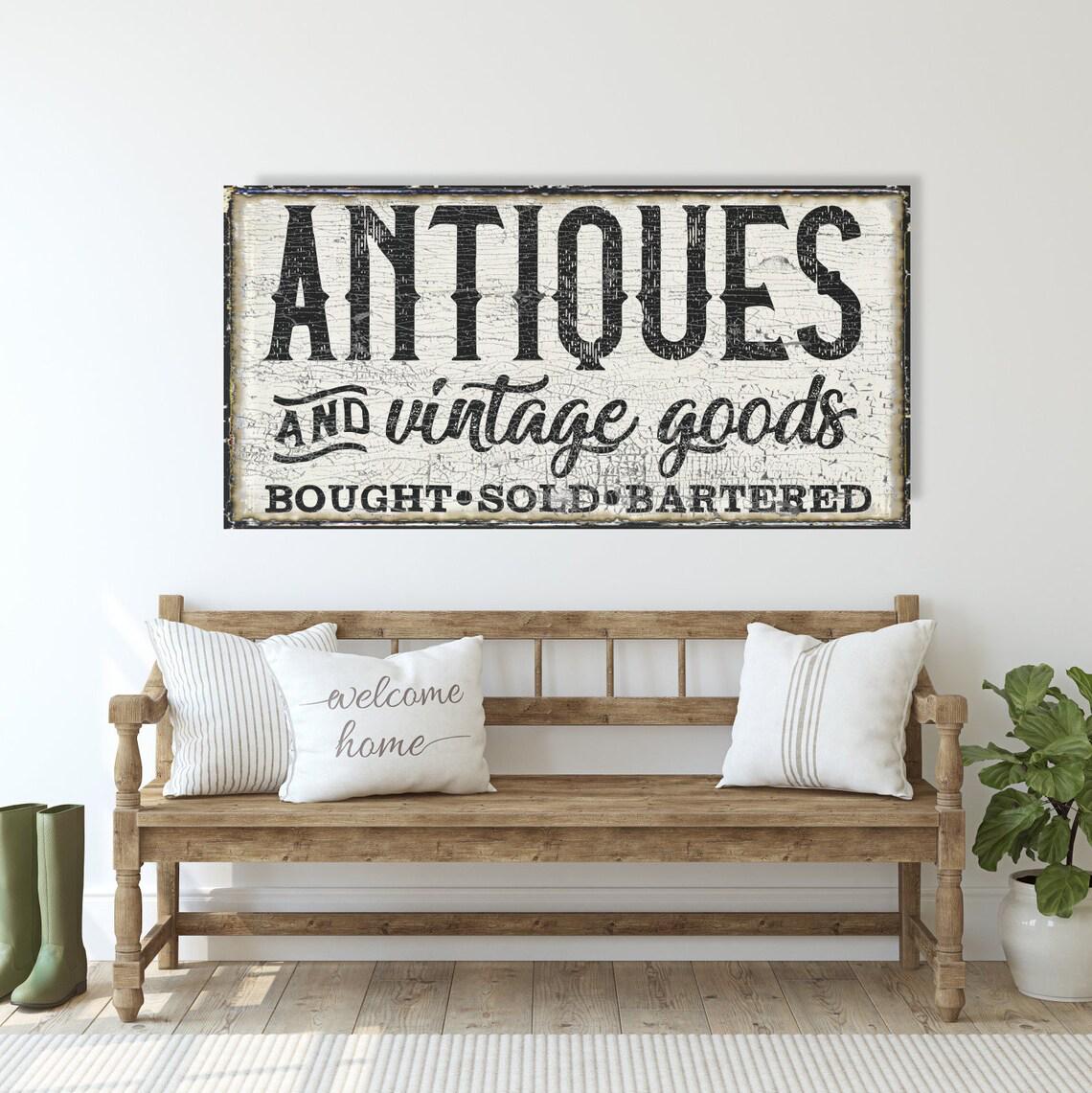 Antiquitäten Holzschild, Custom Home Bar Besitzer Name Geschenk, Rustikales handgemachtes Vintage