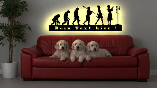 LED Wandbild Krankenschwester lustiges Geschenk personalisierbar Krankhaus