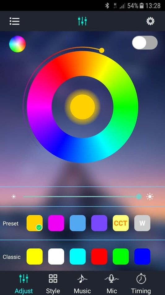 Zusatzoption für LED Wandbilder RGB mit Fernbedienung