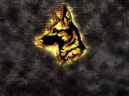 3D LED Belgischer Schäferhund  Welpen Welpe Buch Hund Dog Zucht Züchter Geschirr Futternapf Leine Leckerlies Halsband Stoffhund Plüschtier