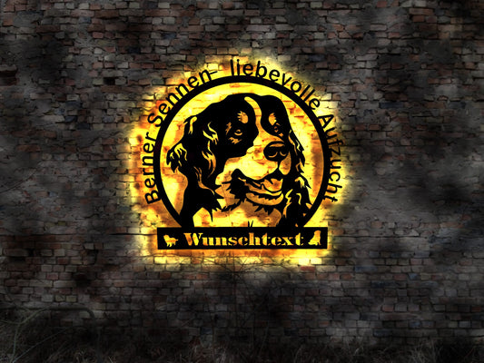 3D LED Berner Sennenhund Welpen Welpe Buch Hund Dog Zucht Züchter Geschirr Futternapf Leine Leckerlies Halsband Stoffhund Plüschtier