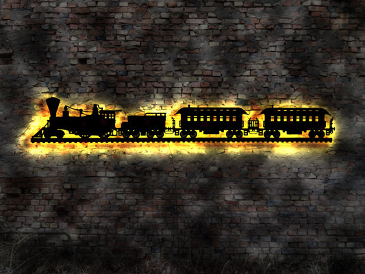 Dampflok Lok Eisenbahn Schild Schaffner Bahnhof Modelleisenbahn no Blechschild Leuchtschild LED Deko Auto Autoaufkleber Schild retro geprägt