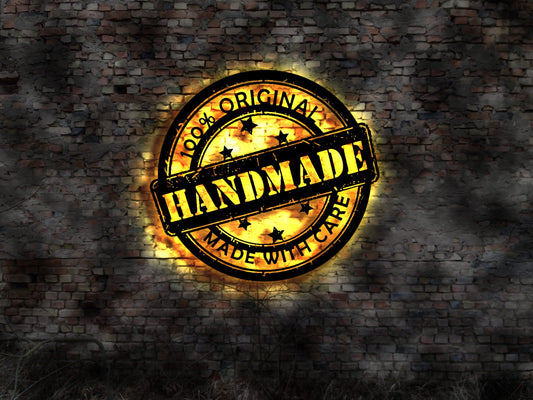 Handmade Schild Handarbeit Handgemachtes neon sign Neonreklame Leuchtschild Neon sign Hand made Manufaktur
