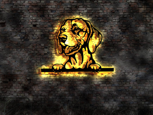 Magyar Vizsla 3D LED Wandbild Holz Welpen Welpe no Aufkleber Buch Zucht
