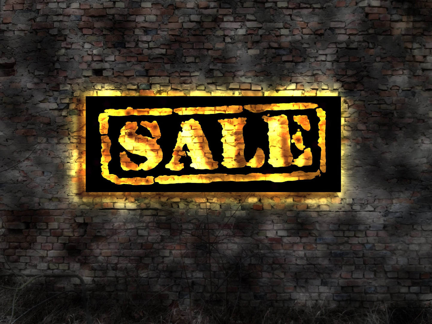 Sale Leuchtreklame Schild Leuchtschild Werbung Neon Reklame Neonreklame Wandbild Buch T-shirt Fahne Flagge 3D Aufkleber Buch Neonreklame