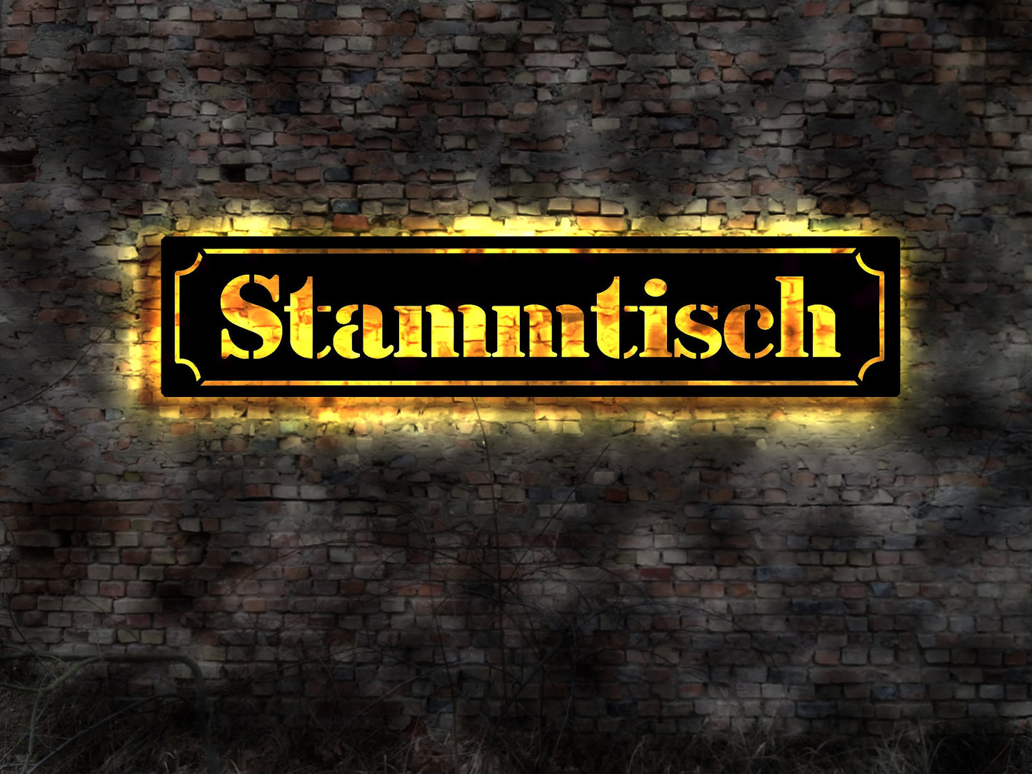 Stammtisch Bier Schild Stammtisch no Neon sign Kneipe Bar Tresen Blechschild Wandtattoo Bild Schild Wanddeko Aufkleber Bild  Saufgelage