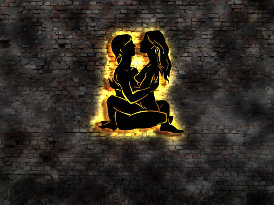3D LED Kamasutra Bild Schild Reklame no Neon sign Deko Sex Akt Fotografie Buch