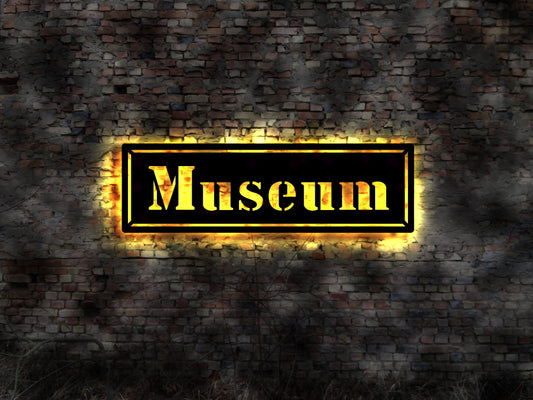 Neon Sign LED Wandbild Leuchtschild Museum Aufsteller alte Reklame Reklameschild Vintage Oldtimer Ausstellung Raritäten