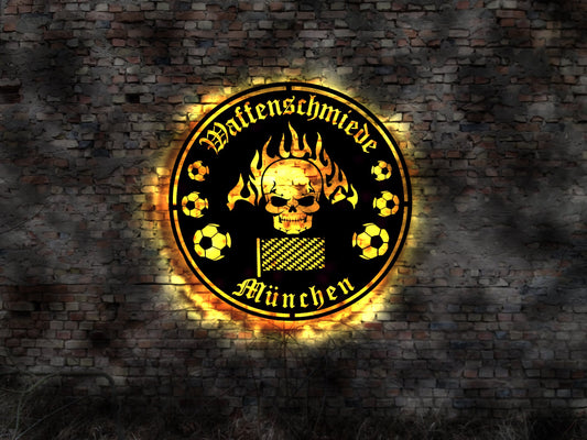 Waffenschmiede München Aufkleber Aufnäher Fahne Flagge Tattoo Wandtattoo