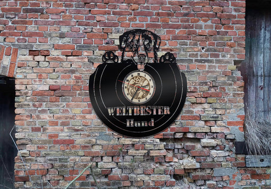 Wanduhr Uhr Holzuhr Uhren Ziffernblatt Clock Holz Armbanduhr Australien Shepherd Aussie wood wall sign sticker Welpen Welpe