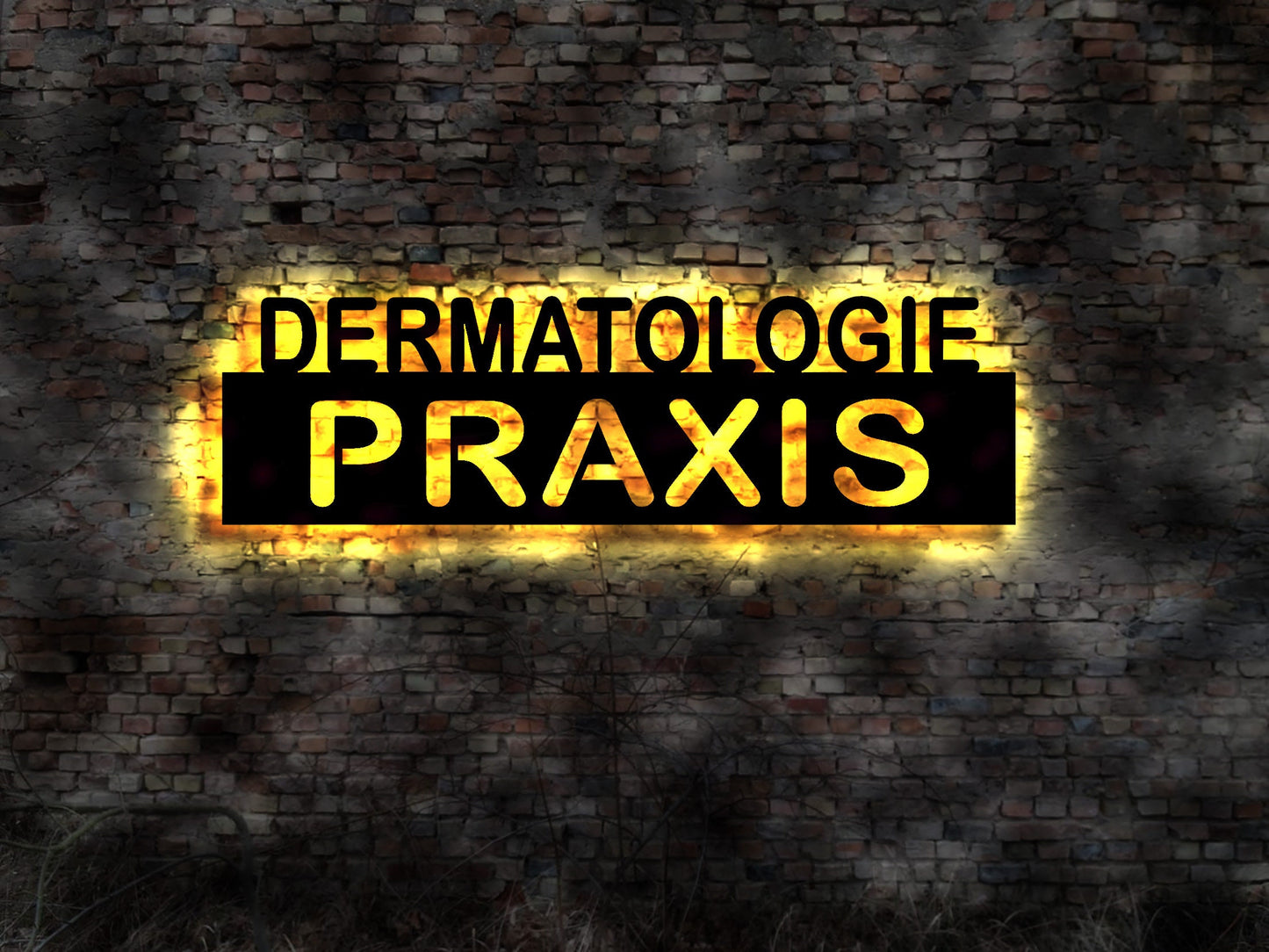 Wandtattoo Wandaufkleber Schild Hautarzt Dermatologe Dermatologie Leuchtschild Haut Medizin Medikamente Behandlungsmethode Hautalterung Buch