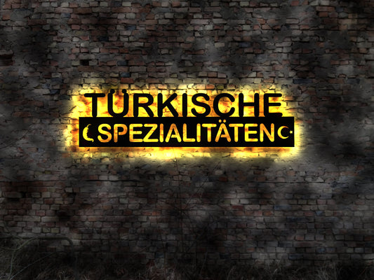 LED Pizza Imbiss Döner Werbung Reklame no Neonreklame Schild Doner Spieß Kebab Leuchtschild LED Deko Türkische Türkei Spezialitäten türkisch