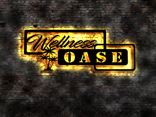 Wellness Oase Wellnessbereich Bereich Wandtattoo Wandaufkleber Wohlfühl Oase Wandsticker Chillen Geschenkidee Deko V.i.p. Lounge Schild