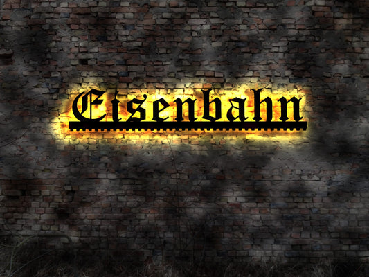 Dampflok Lok Eisenbahn Schild Schaffner Bahnhof Modelleisenbahn no Blechschild Leuchtschild LED Deko Auto Autoaufkleber Schild Eisenbahner
