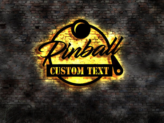 3D Wandbild New Pinball Custom