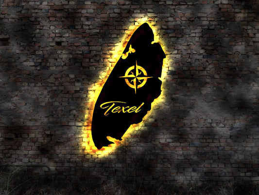 Led Schild Insel Texel